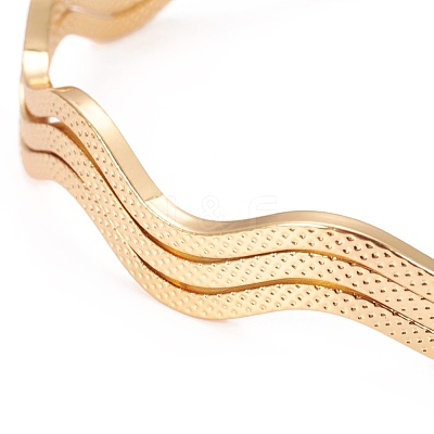 Long-Lasting Plated Brass Cuff Bangles BJEW-E370-07G-1