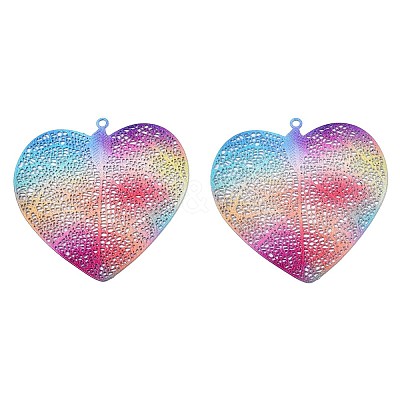 430 Stainless Steel Filigree Pendants LS-X1-STAS-TAC0004-018-1