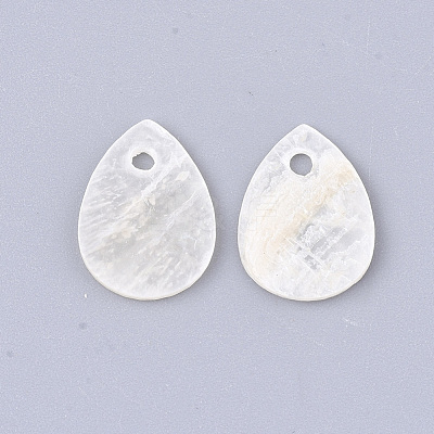 Capiz Shell Charms SHEL-T012-25-1