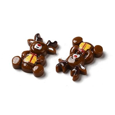 Christmas Opaque Resin Cabochons LS-RESI-K019-29-1