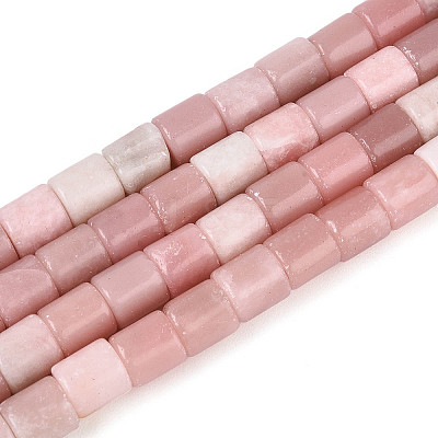 Natural Pink Opal Beads Strands G-T141-85A-02-1