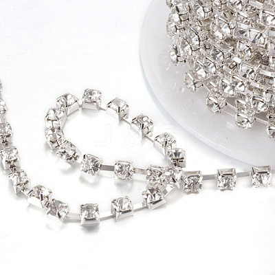 Iron Rhinestone Strass Chains CHC-T002-SS8-01S-1-1