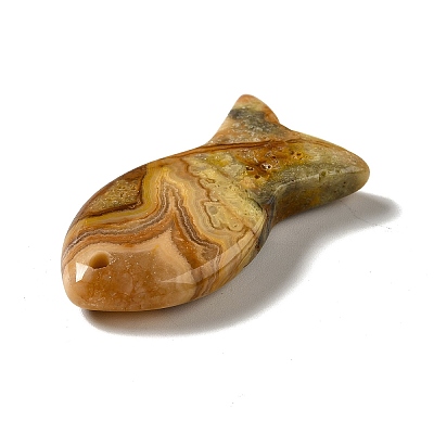 Natural Crazy Agate Pendants G-G932-B11-1