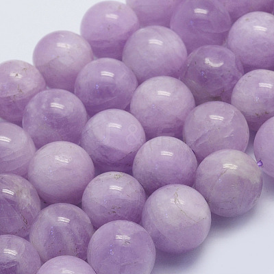 Natural Kunzite Beads Strands G-L478-14-12mm-1