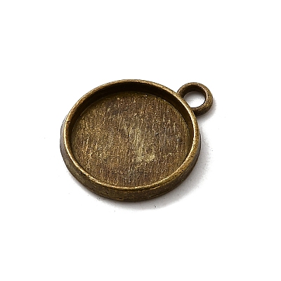 Tibetan Style Pendant Cabochon Settings LS-X-TIBE-A23176-AB-FF-1