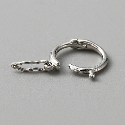 925 Sterling Silver Twister Clasps FIND-NB0007-46P-1