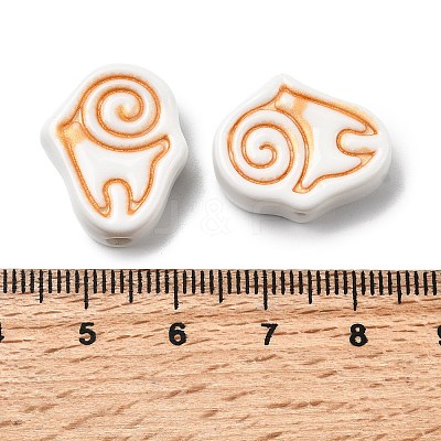 Handmade Porcelain Beads PORC-Z004-01A-1