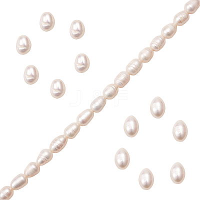 Natural Cultured Freshwater Pearl Beads Strands PEAR-SZ0001-07-1
