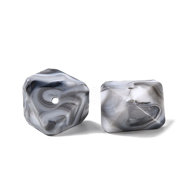 Opaque Acrylic Beads OACR-D320-02B-1