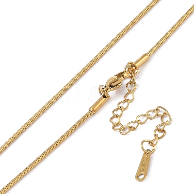 Ion Plating(IP) 201 Stainless Steel Chain Necklaces NJEW-P309-26A-G-1