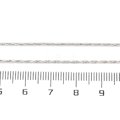Brass Boston Link Chains Necklaces for Women NJEW-D302-59P-1