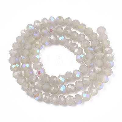 Electroplate Glass Beads Strands LS-EGLA-A034-J6mm-L09-1