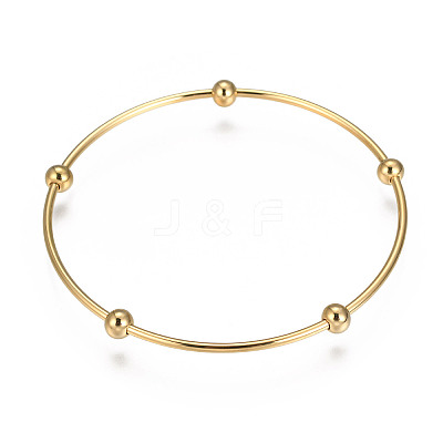 201 Stainless Steel Bangle Sets BJEW-O115-85-1-1