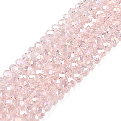 Electroplate Glass Beads Strands EGLA-A044-T2mm-B22-1