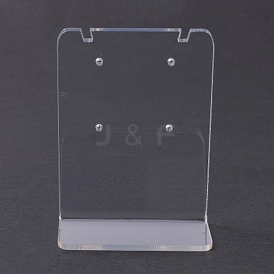 Acrylic Earring Stands Displays EDIS-F005-03B-1