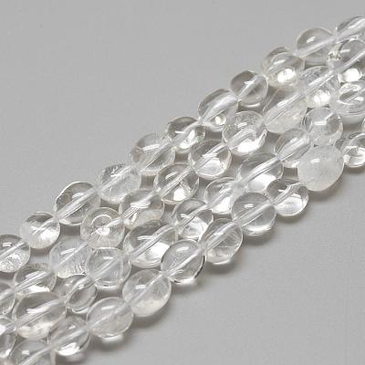 Natural Quartz Crystal Beads Strands G-R445-8x10-08-1