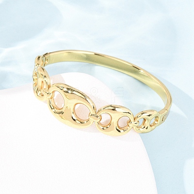 304 Stainless Steel Hinged Bangles for Women BJEW-F527-03G-1