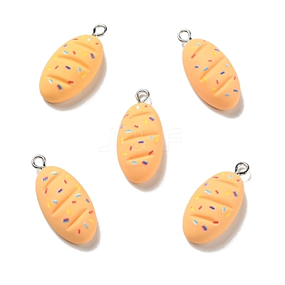 Opaque Resin Pendants RESI-G043-D05-1