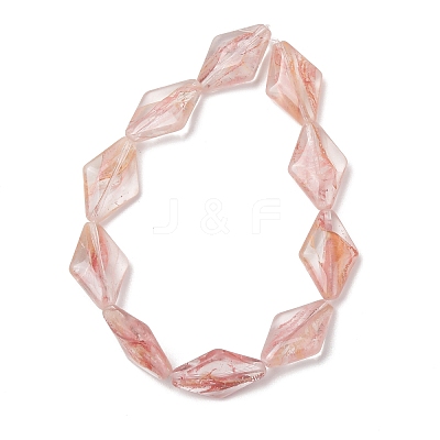 Transparent Handmade Lampwork Beads LA-CBAF0C8-02E-1