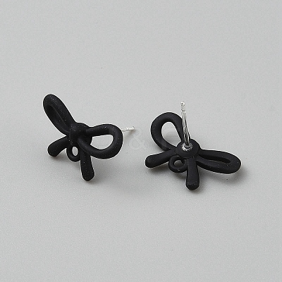 Alloy Stud Earrings Findings EJEW-WH20009-03B-1