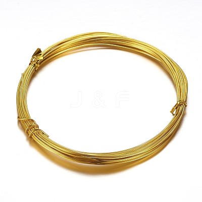 Round Aluminum Craft Wire AW-D009-2.5mm-5m-14-1