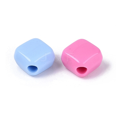 Opaque Plastic Beads KY-N025-19-1