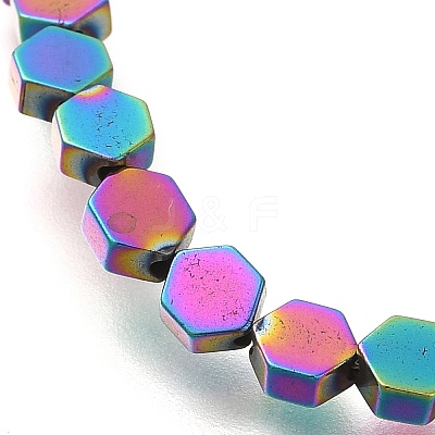 Electroplated Synthetic Non-magnetic Hematite Beads Strands G-C154-B01-01B-1