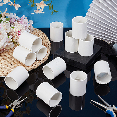 PVC Water Pipe Straight Connectors FIND-WH0148-365B-1