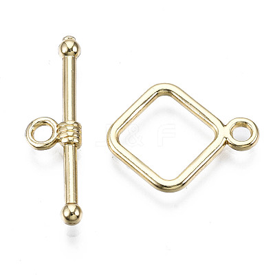 Alloy Toggle Clasps PALLOY-T075-82G-NR-1