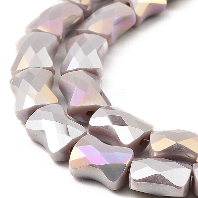 AB Color Plate Glass Beads Strands EGLA-P051-06A-B05-1