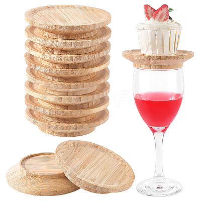 Bamboo Cup Lids AJEW-WH0410-266B-1