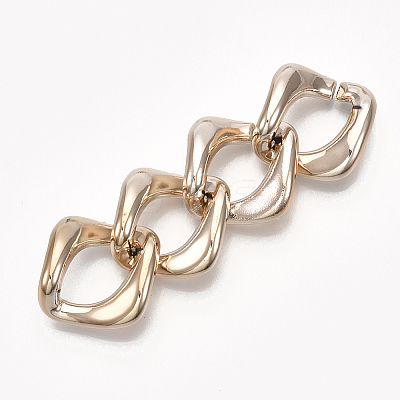 UV Plating ABS Plastic Linking Rings LS-CCB-S162-01A-03-1