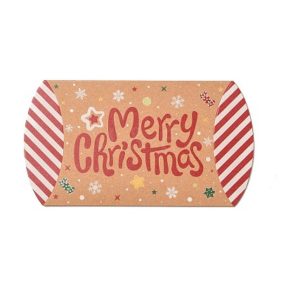 Christmas Theme Cardboard Candy Pillow Boxes CON-G017-02L-1