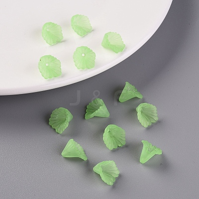 Frosted Acrylic Bead Caps MACR-S371-10A-733-1