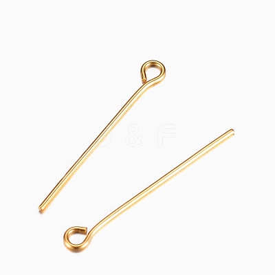 304 Stainless Steel Eye Pins STAS-I318-C16-G-1