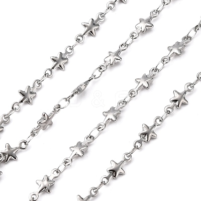 Tarnish Resistant 304 Stainless Steel Link Chains CHS-K001-40-1