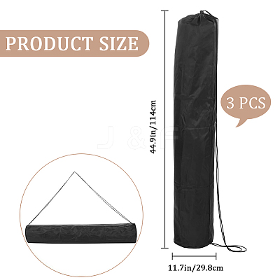 Polyester Bracket Storage Drawstring Bags ABAG-CP0001-22B-1
