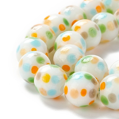 Handmade Lampwork Beads Strands LAMP-D015-11A-1