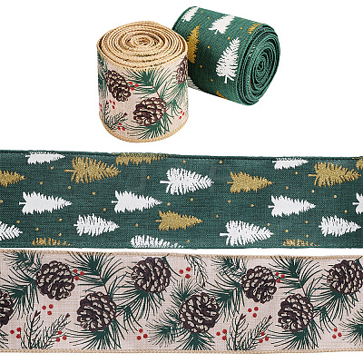 10 Yards 2 Colors Christmas Theme Jute Cord OCOR-TA0002-09A-1