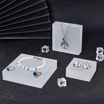 Frosted Acrylic Bases AJEW-WH0176-92B-1