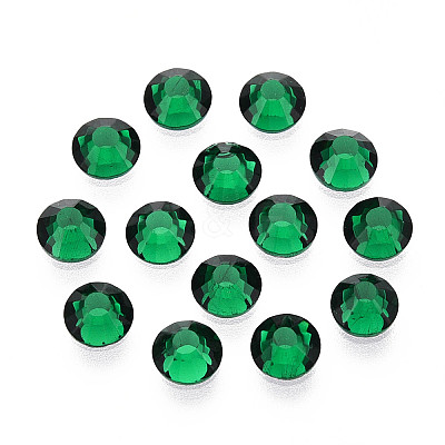 Glass Flat Back Rhinestone Cabochons RGLA-S002-20SS-10-1