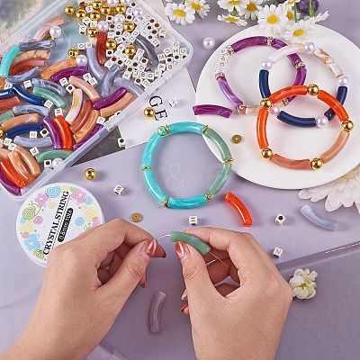DIY Chunky Bracelet Making Kit DIY-SZ0008-83-1