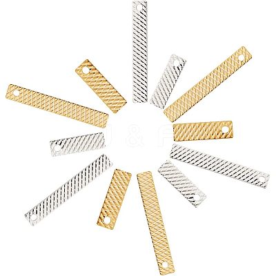 96Pcs 4 Style Brass Pendants KK-FH0002-95-1