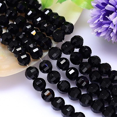Faceted Round Imitation Austrian Crystal Bead Strands G-M182-8mm-23A-1