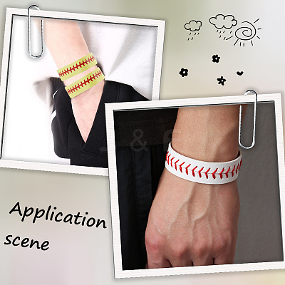 20Pcs 2 Styles Leather Wide Cord Bracelet with Snap Button for Men Women GUQI-CL0001-02B-1