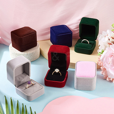Velvet Ring Boxes CON-TAC0006-10B-1