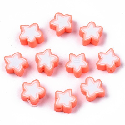Handmade Polymer Clay Beads CLAY-N011-015G-1