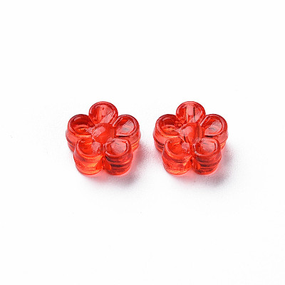 Transparent Acrylic Beads X-MACR-N013-018-1