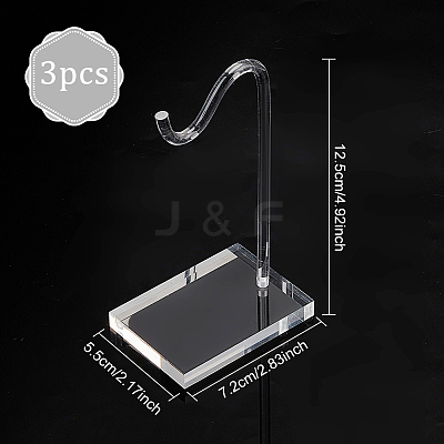 Acrylic Bracelet Display Stands LS-BDIS-WH0002-11-1