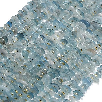 Natural Aquamarine Beads Strands GG-CBAE051-B01-01-1